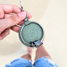 Load image into Gallery viewer, NEW - Sage Green Vegan Keychain