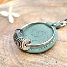 Load image into Gallery viewer, NEW - Sage Green Vegan Keychain