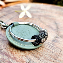 Load image into Gallery viewer, NEW - Sage Green Vegan Keychain