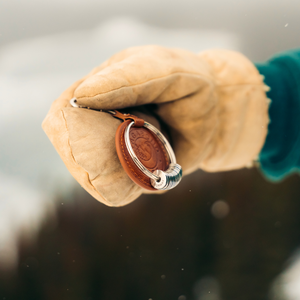 Brown Vegan Keychain