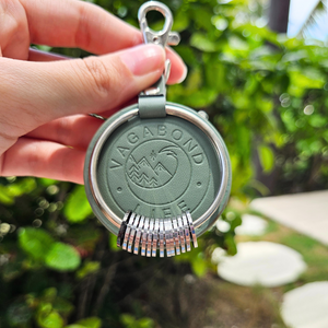 NEW - Sage Green Vegan Keychain