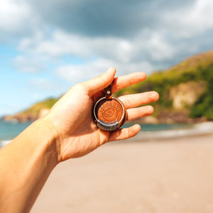 Brown Vegan Keychain